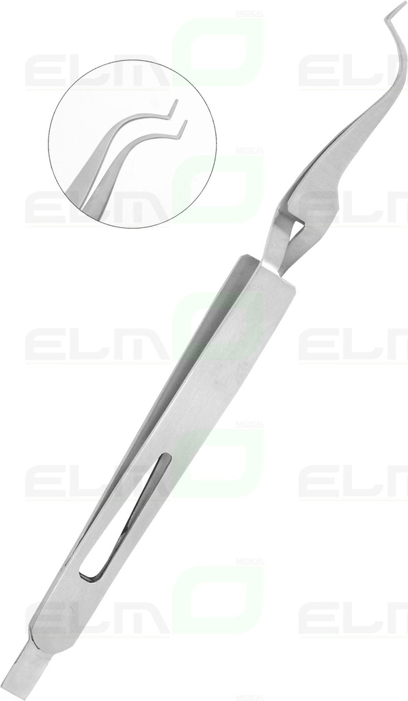 Keat Buccal tube tweezers with measuring slot 0456N